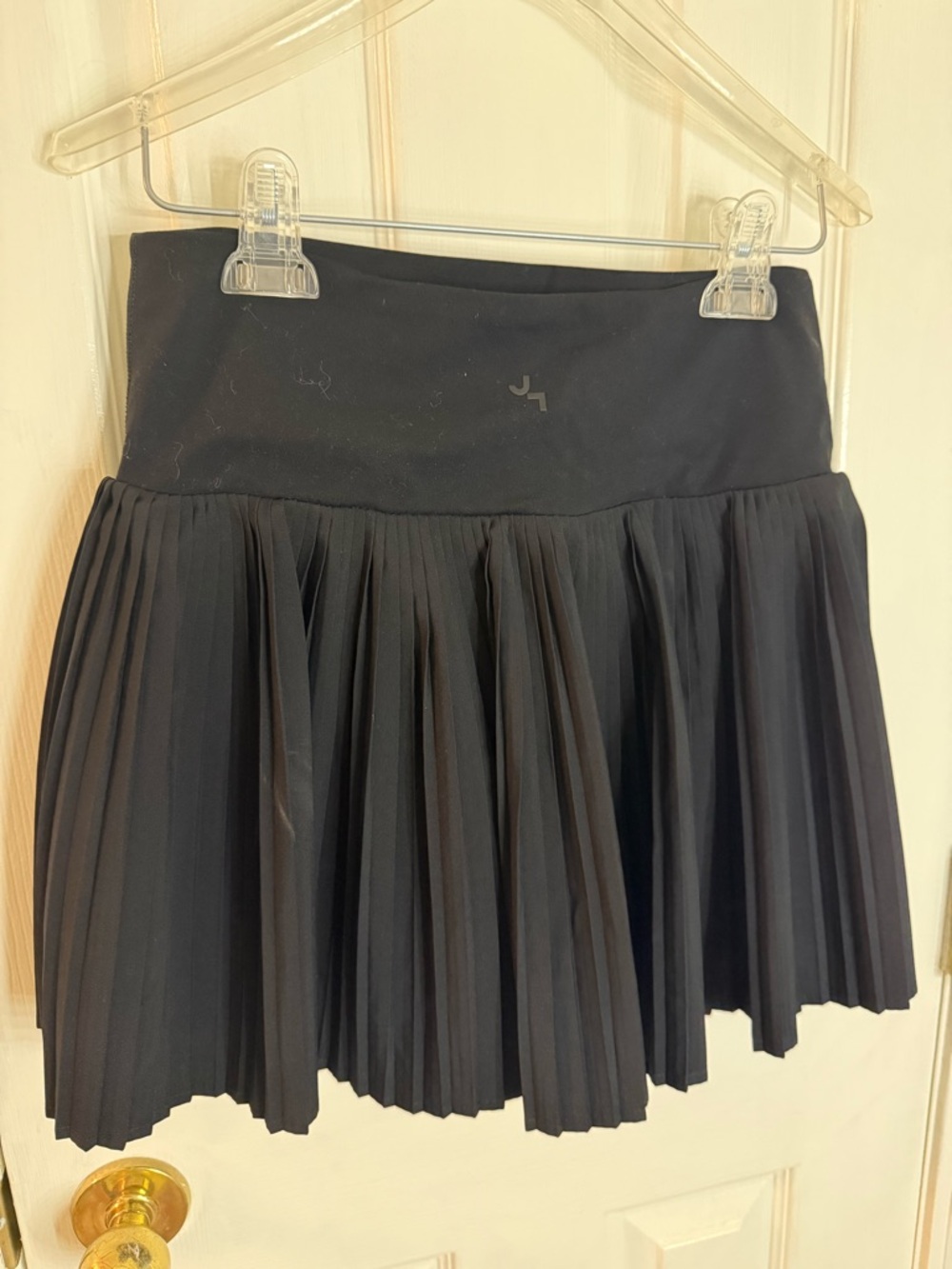 Black Pleated Women's Skirt